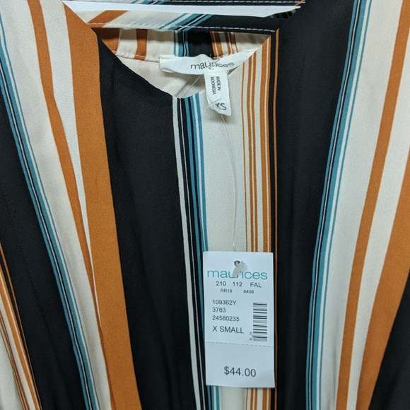 Maurice's Strappy Neck Stripe Maxi Dress S… - Picture 2 of 3